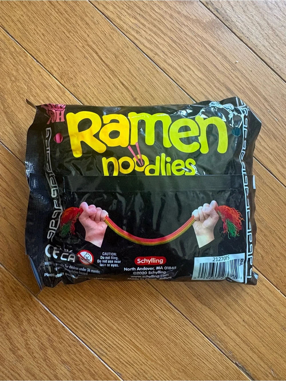 Needoh Ramen Noodlies Sensory Stretch Toy Pack - Neon Multicolor